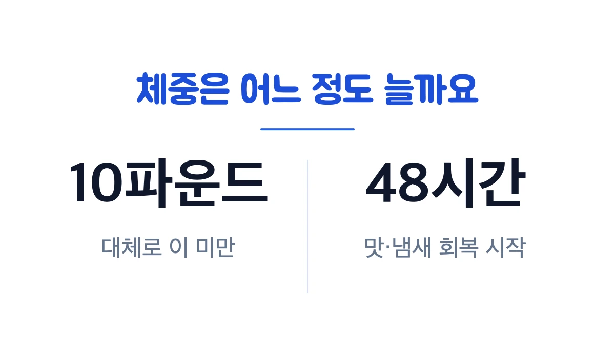 금연하면 살이 찌나요?